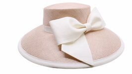 whiteley occasion hat wide brim parasisal charlotte calico and ivory