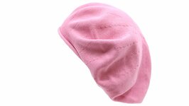 bronte by parkhurst knitted baret katoen candy pink