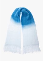 babymoh knitted sjaal chameleon washed denim and cobalt