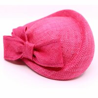 jos van dijck occasion fascinator pillbox bow visca zuurstokroze