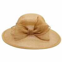 jos van dijck gelegenheidshoed milou sinamay golden