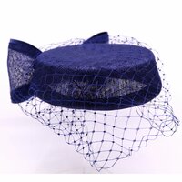 maddox dopje 075 sinamay met voile marine