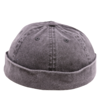 fiebig docker velcro washed cotton anthracite