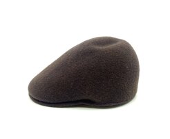 kangol flatcap 507 seamless wool espresso
