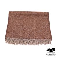 alfonso deste sjaal alpaca wolmix spikkel cognac