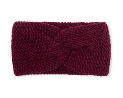 bronte haarband camille knitted wolmix bordeaux