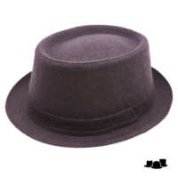 jos van dijck pork pie wolmix tweed bruin