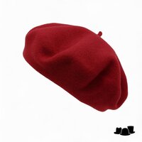 elosegui alpino baret merino wolvilt mattone burgundy