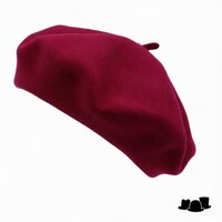elosegui alpino baret merino wolvilt wijn rood
