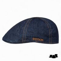 stetson ivy cap texas sustainable denim dark blue