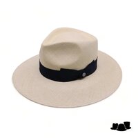 vintimilla fedora brede rand panama austin naturel 