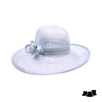 seeberger gelegenheidshoed strik sinamay light blue