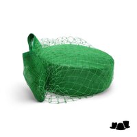 maddox dopje 075 sinamay met voile emerald green