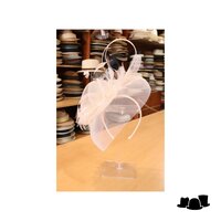 maddox fascinator anemone crine ivory