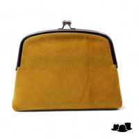 jos van dijck handtas fluweel old gold