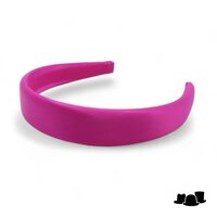 jos van dijck gewatteerde diadeem satijn fuchsia