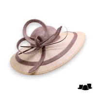 maddox occasion hat sigourney sinamay naturel en latte