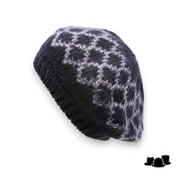 seeberger baret honingraat wolmix black