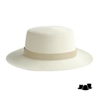 house of ord azur boater flexibraid ivory