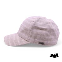 wigens baseball classic cap linnen check taupe