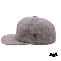 city sport baseball cap linnenmix groen creme