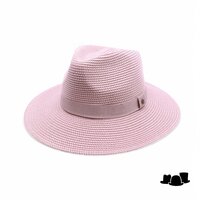 house of ord summer fedora serenity flexiband pink and white
