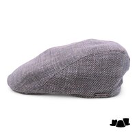 wigens ivy modern cap split linnenmix grijsgroen