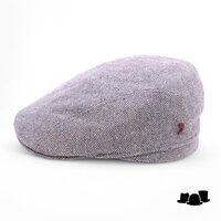 alfonso deste ivy pet hannover zijde mix visgraat naturel blauw