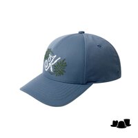 kangol baseball cap crosshatch dark denim blue