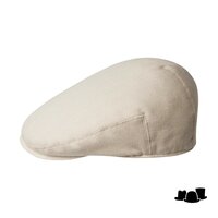 kangol flatcap washed cotton khaki