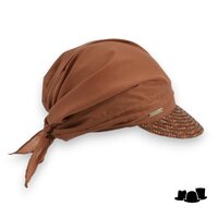 seeberger stofpet stro katoenmix nutmeg brown