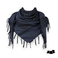 onkar military shemagh sjaal katoen donker grijsblauw