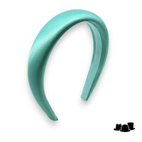 jos van dijck gewatteerde diadeem satijn aquamarijn