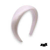 jos van dijck brede gewatteerde diadeem satijn ivory