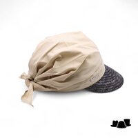 seeberger stofpet stro katoenmix beige khaki