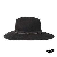 hatland zomer fedora billie knitted po black