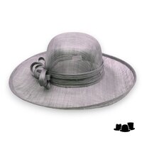 seeberger gelegenheidshoed strik sinamay pine green