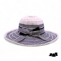 bedacht zomer flaphoed glocke katoenmix black and nude