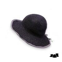 bedacht zomerhoed babbee crochet cellulosemix black