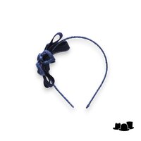 bedacht fascinator bigod two tone blue