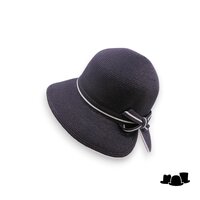 bedacht zomer hoed aline cellulose zwart