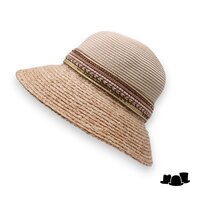 seeberger zomerhoed katja cellulose en stro naturel