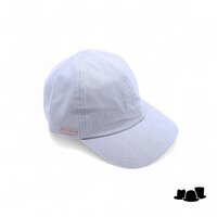 seeberger baseball cap chambray pine green