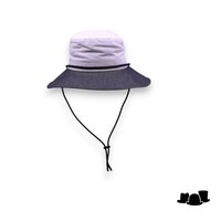 seeberger outdoor hoed met kinkoord katoen shades of grey