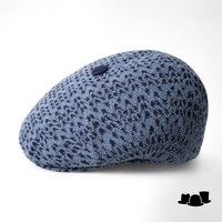 kangol flatcap 504 bermuda zig zag galaxy denim blue