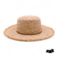 seeberger zomerhoed coastal crown raffia natural