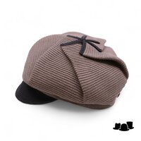 bedacht zomerpet lacy cellulose taupe and chocolate brown