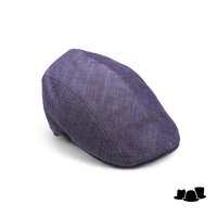 jos van dijck ivy pet split katoen denim blauw