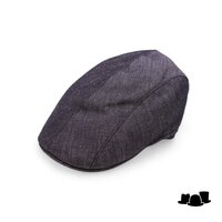 jos van dijck ivy pet split katoen denim black