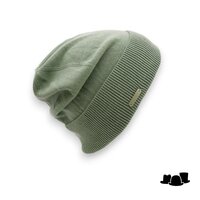 seeberger muts fijn katoen pine green